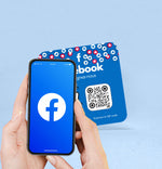 Plaque NFC & Qr Code Facebook - Vignette | Barakom
