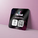 Plaque connectée NFC TikTok - Barakom