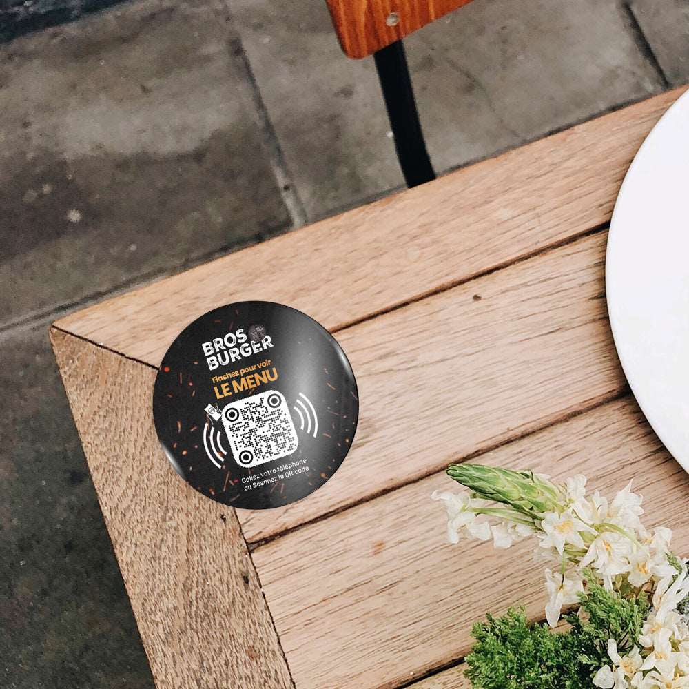 10 Plaque de table rondes personnalisées pour menu |Barakom - Barakom