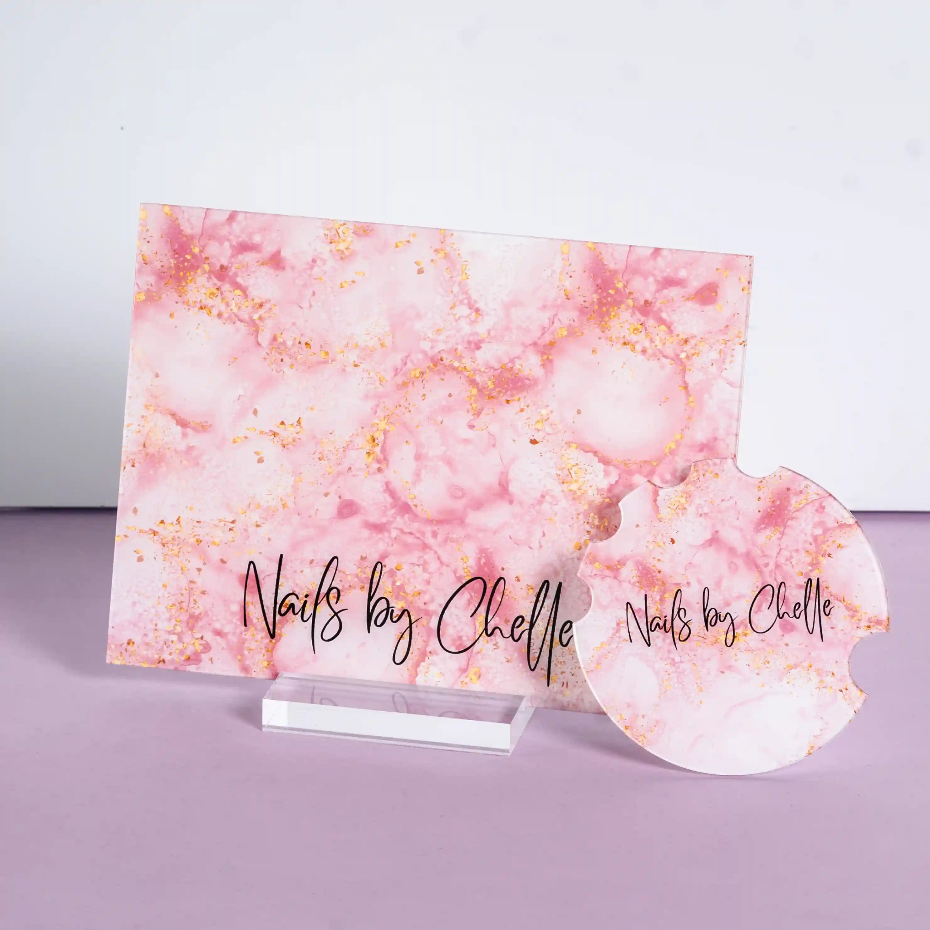 Bundle disque et plaque photo pour manucure personnalisée pour salon de beaute