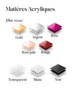 Plaque 3D personnalisée pour Réseaux sociaux | 15x15cm - Vignette | Barakom