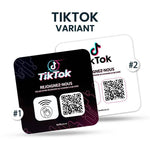 Plaque NFC et QR Code TikTok - Vignette | Barakom