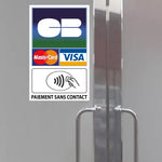 Autocollants Vitrine Moyens de Paiement Acceptés - Vignette | Barakom
