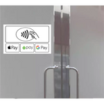 Autocollants Vitrine Moyens de Paiement Acceptés - Vignette | Barakom