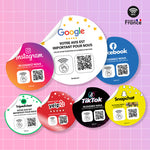 Stickers QR Code & NFC â RĂ©seaux Sociaux - Vignette | Barakom