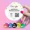 autocollants qr code et nfc reseaux sociaux