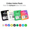 Pack de 4 Plaques Connectées NFC & Qr code