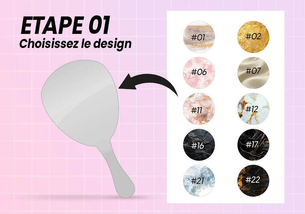 Outil marketing pour salons de coiffure : personnalisation avec logo, couleurs et réseaux sociaux pour renforcer votre image de marque.