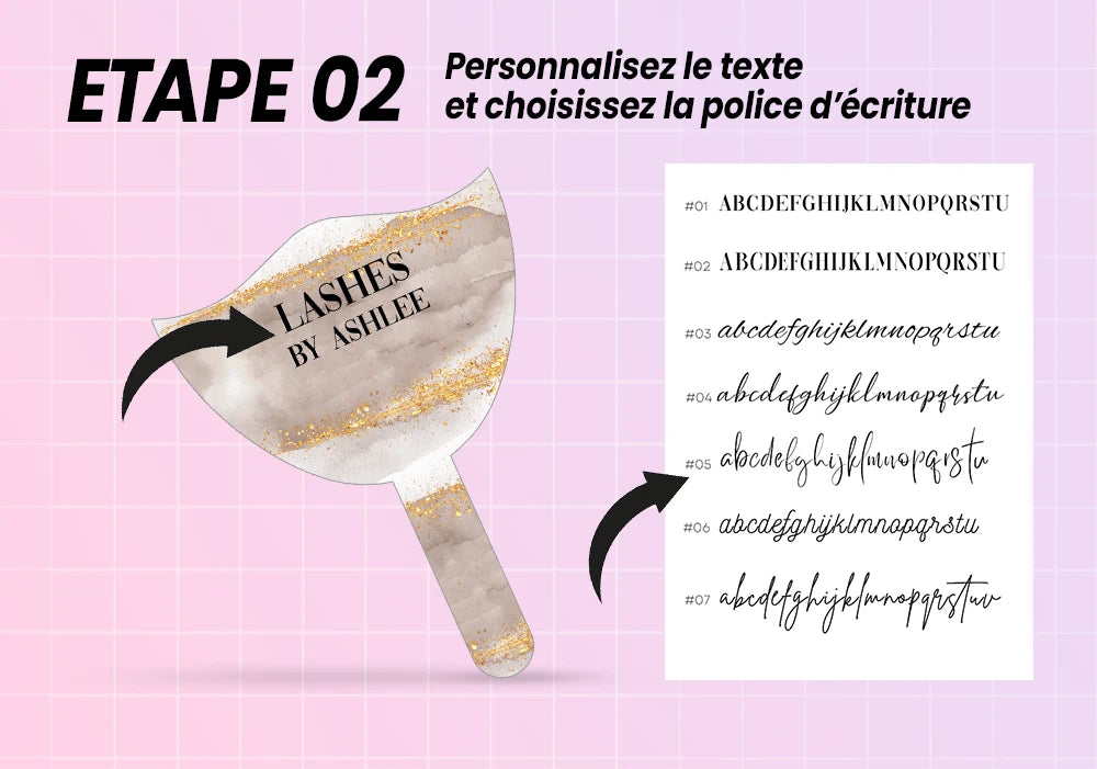 Mettez en valeur vos extensions de cils : accessoire photo conçu pour capturer uniquement le regard et sublimer vos réalisations.