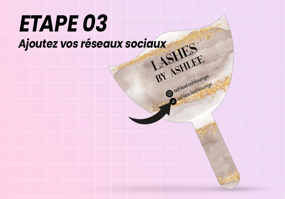 Personnalisation 100% à votre image : ajoutez votre logo, vos couleurs ou vos réseaux sociaux pour booster votre notoriété.
