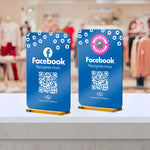 Plaque connectée avec Logo - 11x7cm avec support personnalisable - Vignette | Barakom