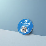 Plaque NFC & Qr Code Facebook - Vignette | Barakom