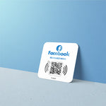 Plaque NFC & Qr Code Facebook - Vignette | Barakom