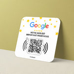 Plaque NFC & Qr Code Google Avis - Vignette | Barakom