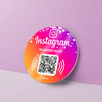 Plaque NFC et QR Code Instagram - Vignette | Barakom