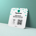 Plaque NFC et QR Code TripAdvisor - Vignette | Barakom