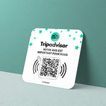 Plaque NFC et QR Code TripAdvisor - Vignette | Barakom