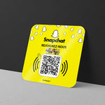 Plaque NFC et QR Snapchat - Vignette | Barakom