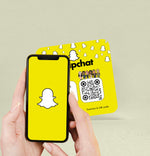 Plaque NFC et QR Snapchat - Vignette | Barakom