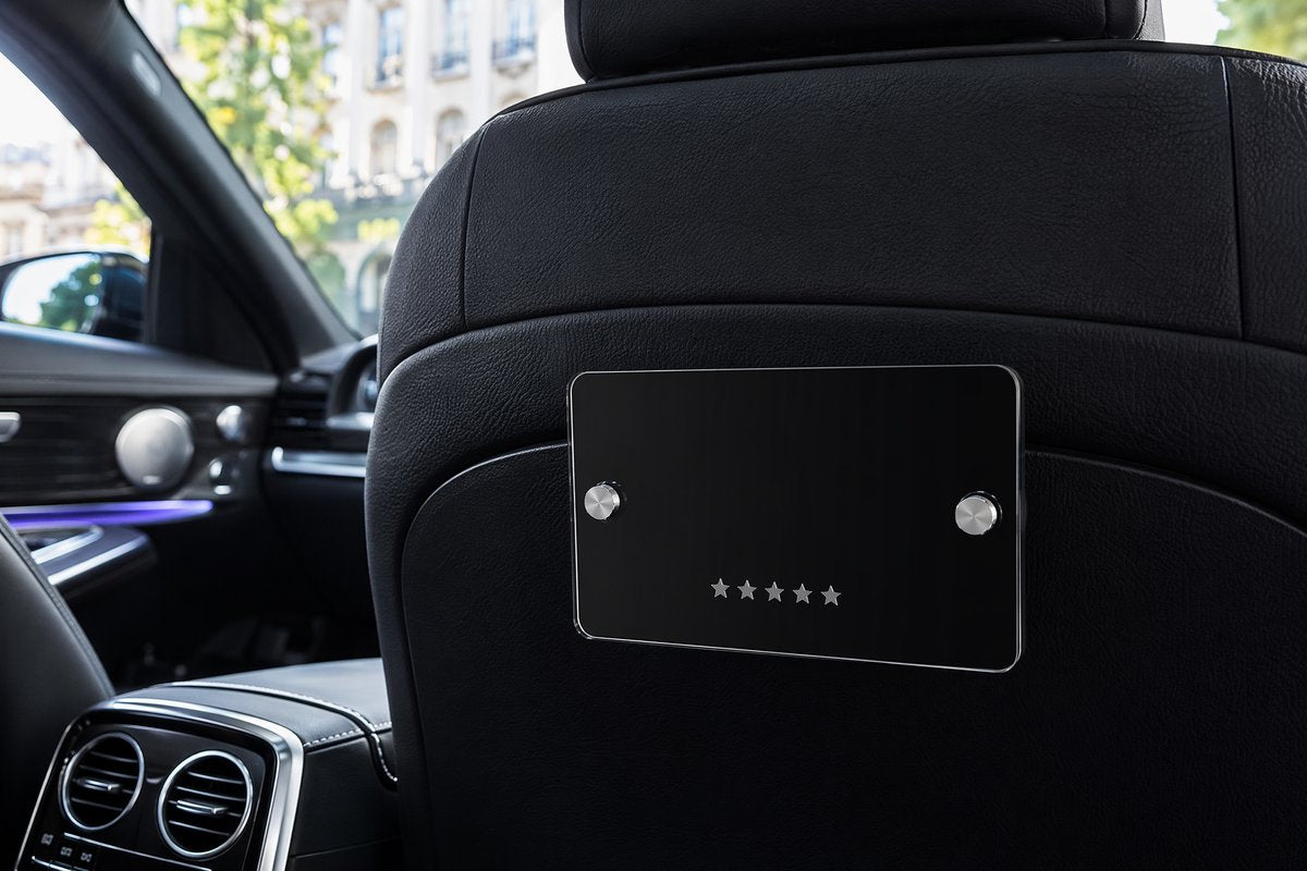 Plaque NFC avis Google pour chauffeur VTC et taxi — Barakom