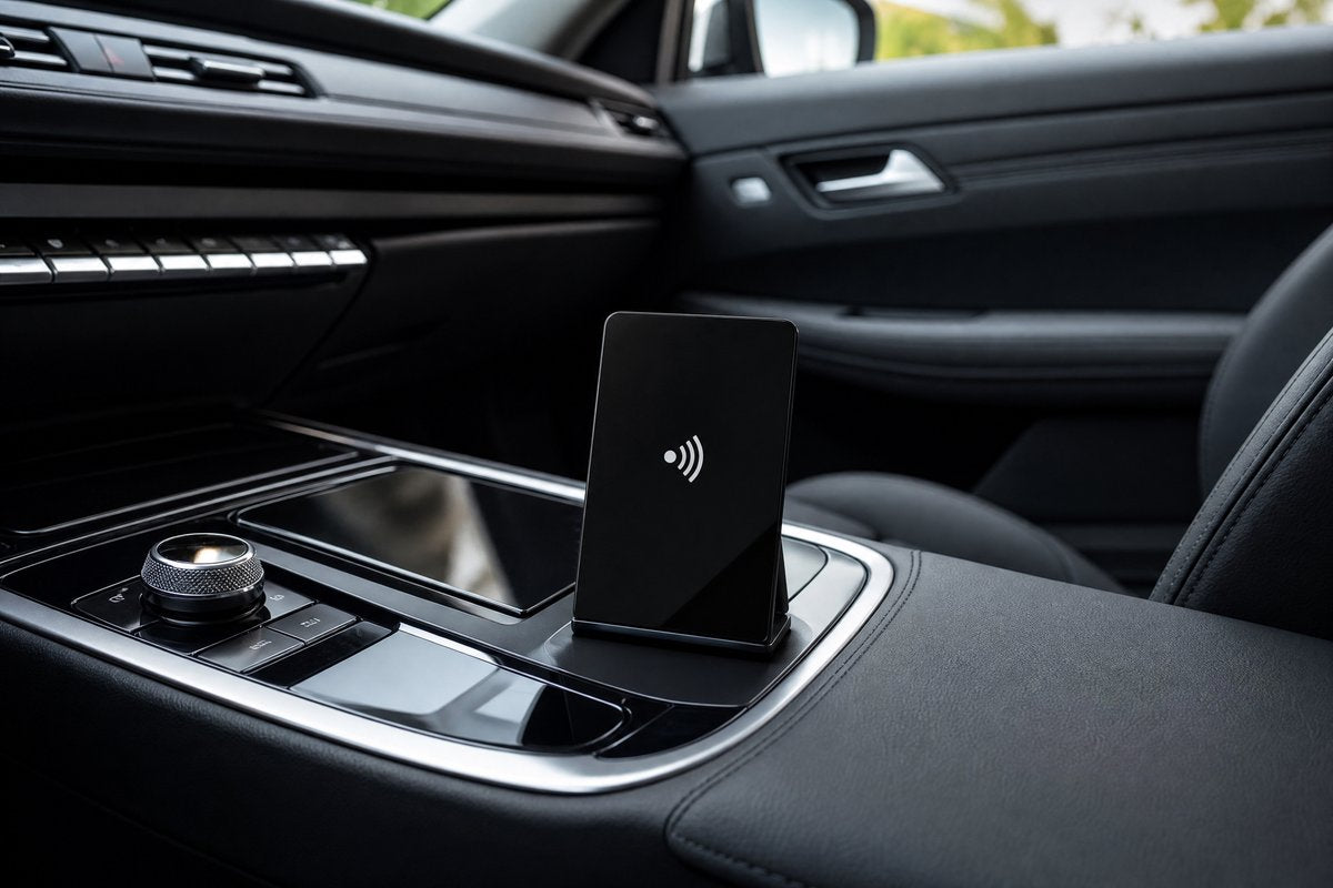 Plaque NFC personnalisée pour chauffeur VTC — Barakom