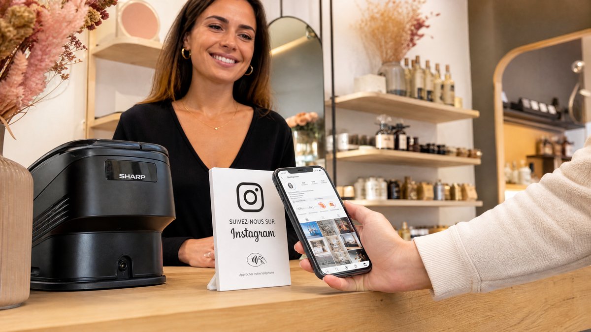 Plaque NFC Instagram : la solution pour faire croître votre compte depuis votre boutique