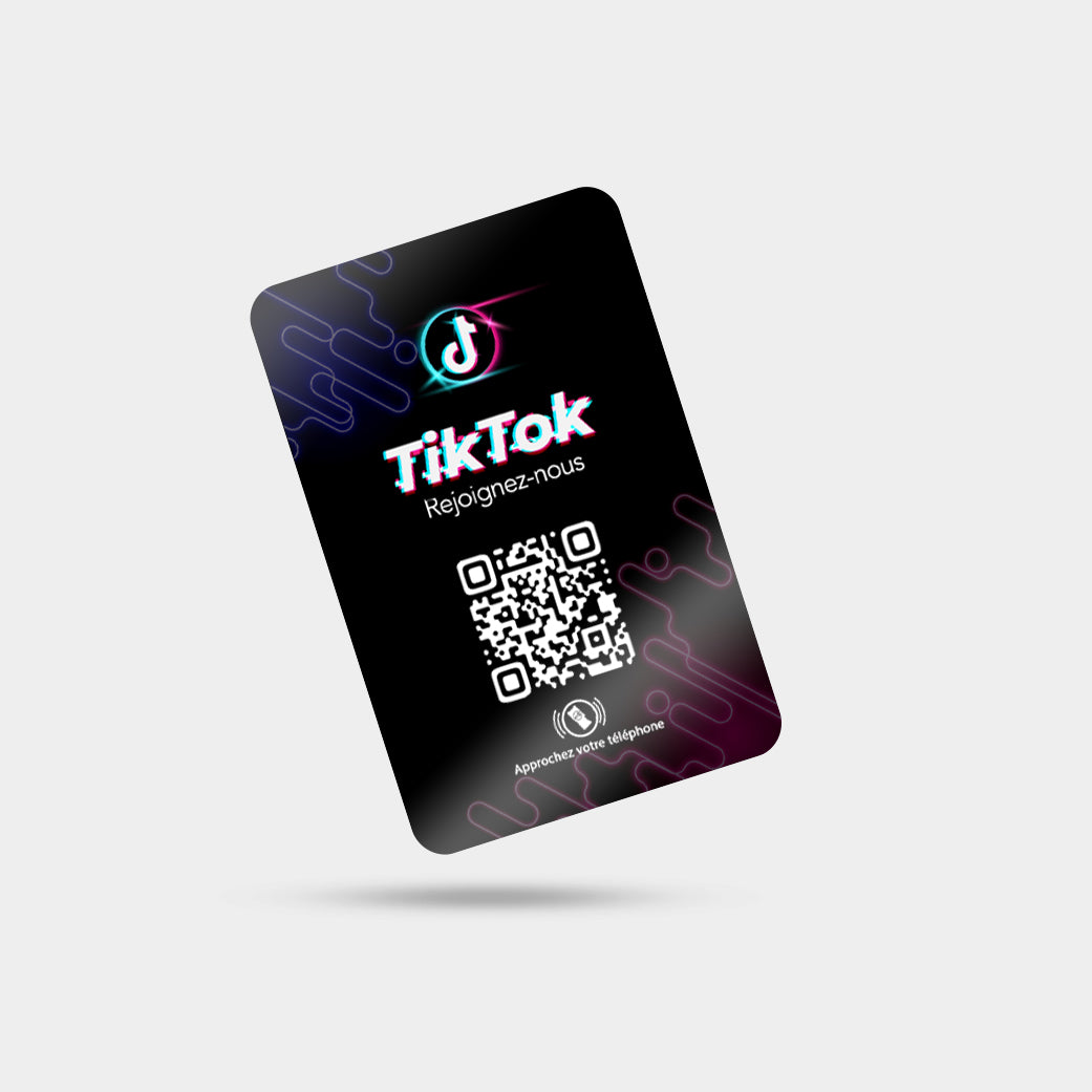 Carte NFC Tiktok - Barakom
