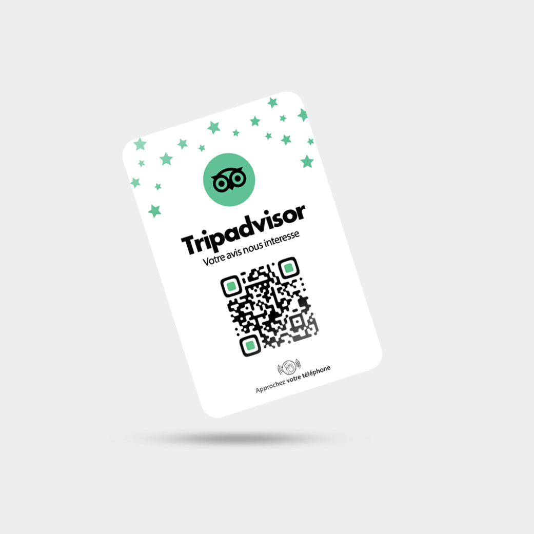 Carte NFC TripAdvisor - Barakom