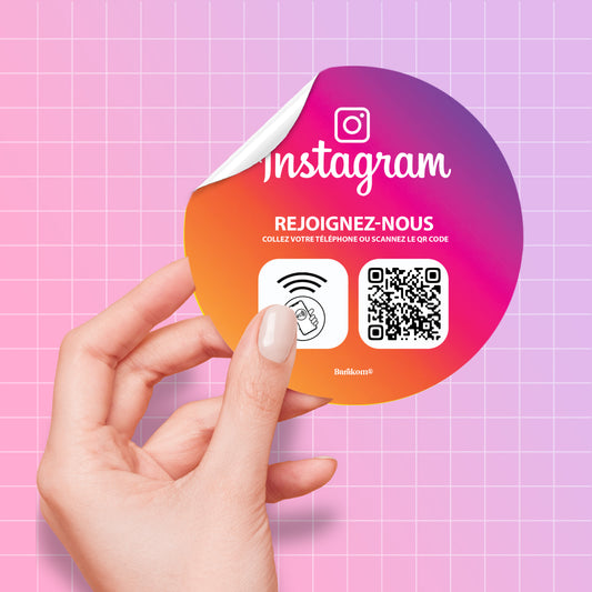 Autocollant NFC Instagram