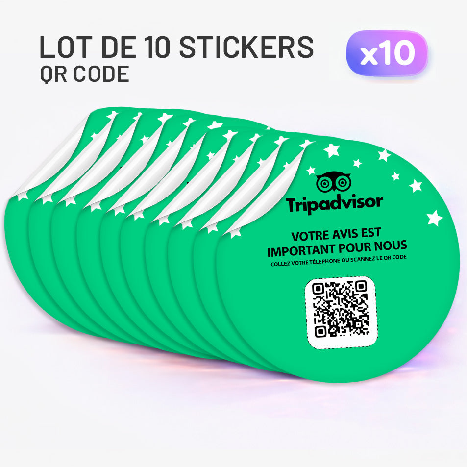 Autocollant NFC TripAdvisor
