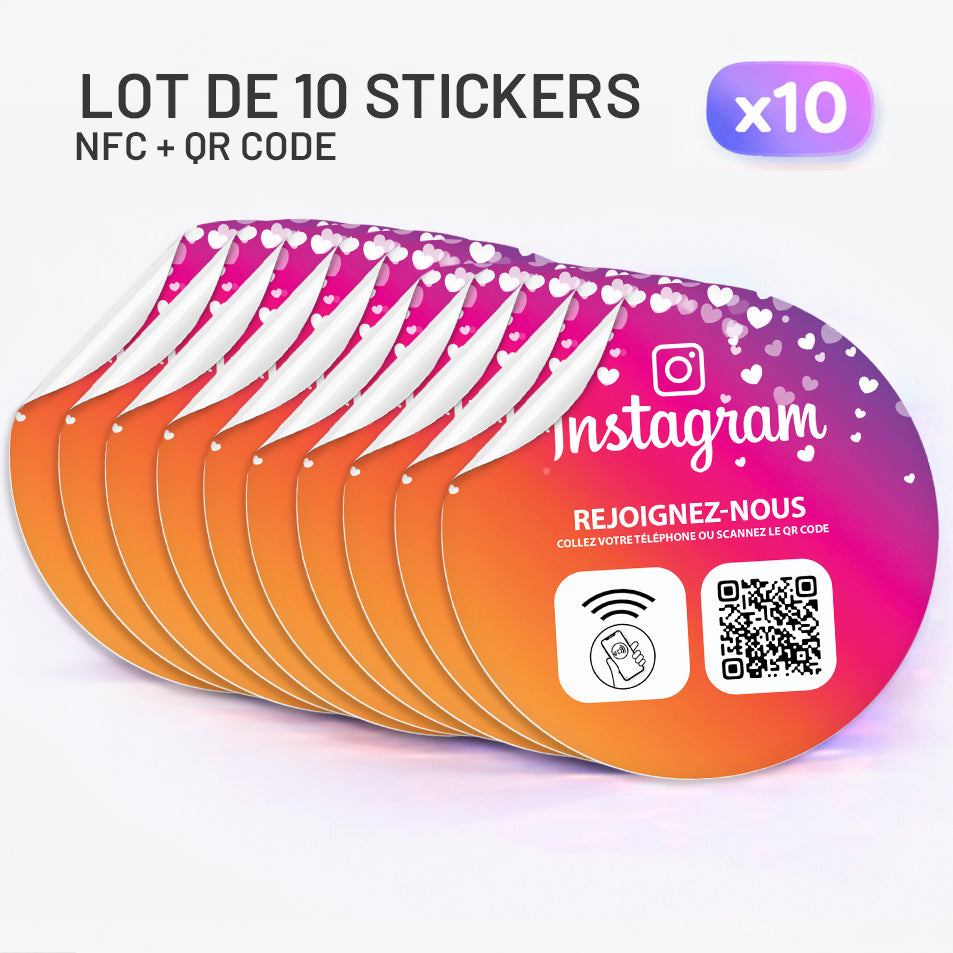 Autocollant NFC Instagram