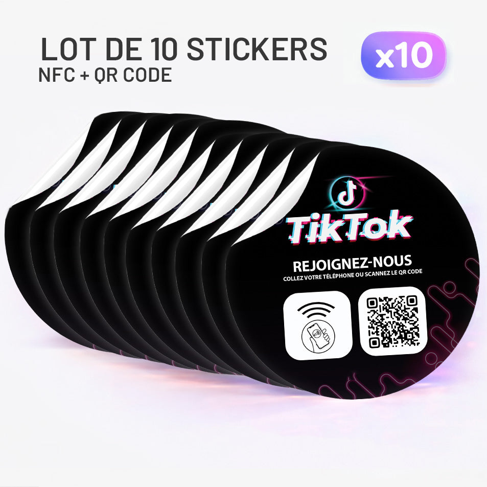 Autocollant NFC TikTok