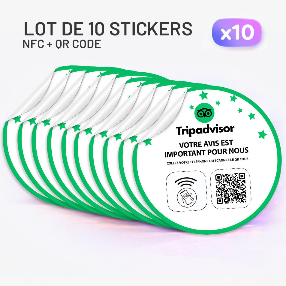 Autocollant NFC TripAdvisor