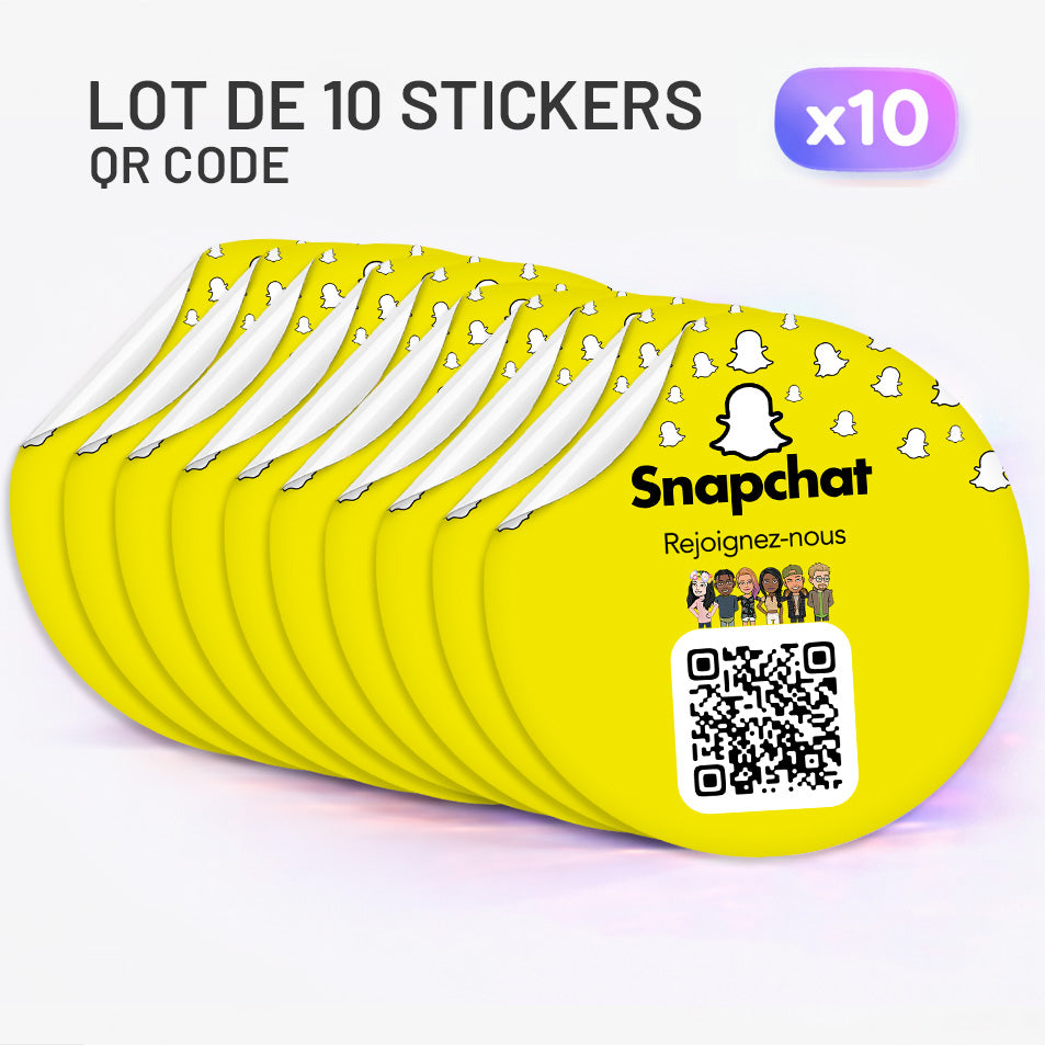 Autocollant NFC Snapchat