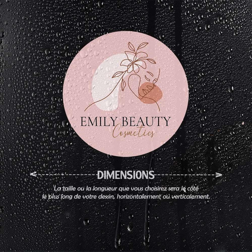 Autocollant Vitrine | Beauté & Bien-être - Barakom