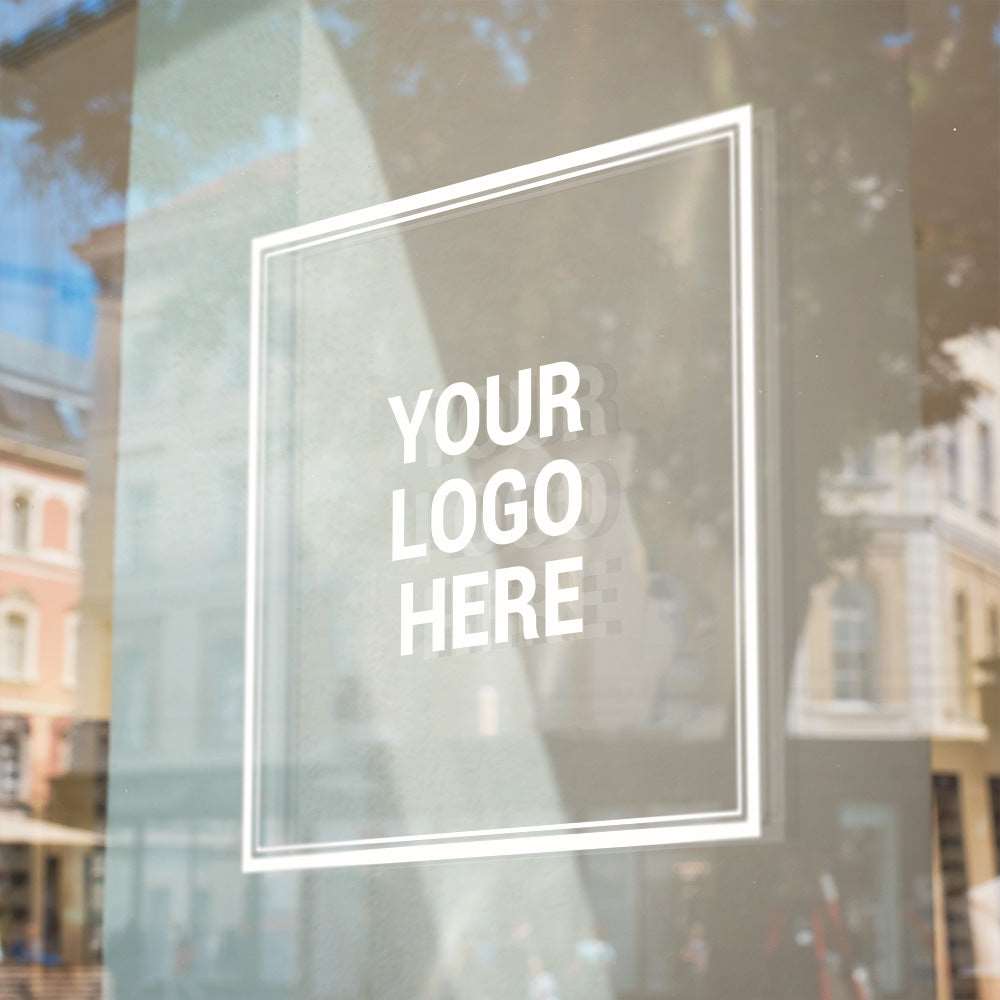 Logo Adhésif pour vitrine | Décalcomanie - Barakom