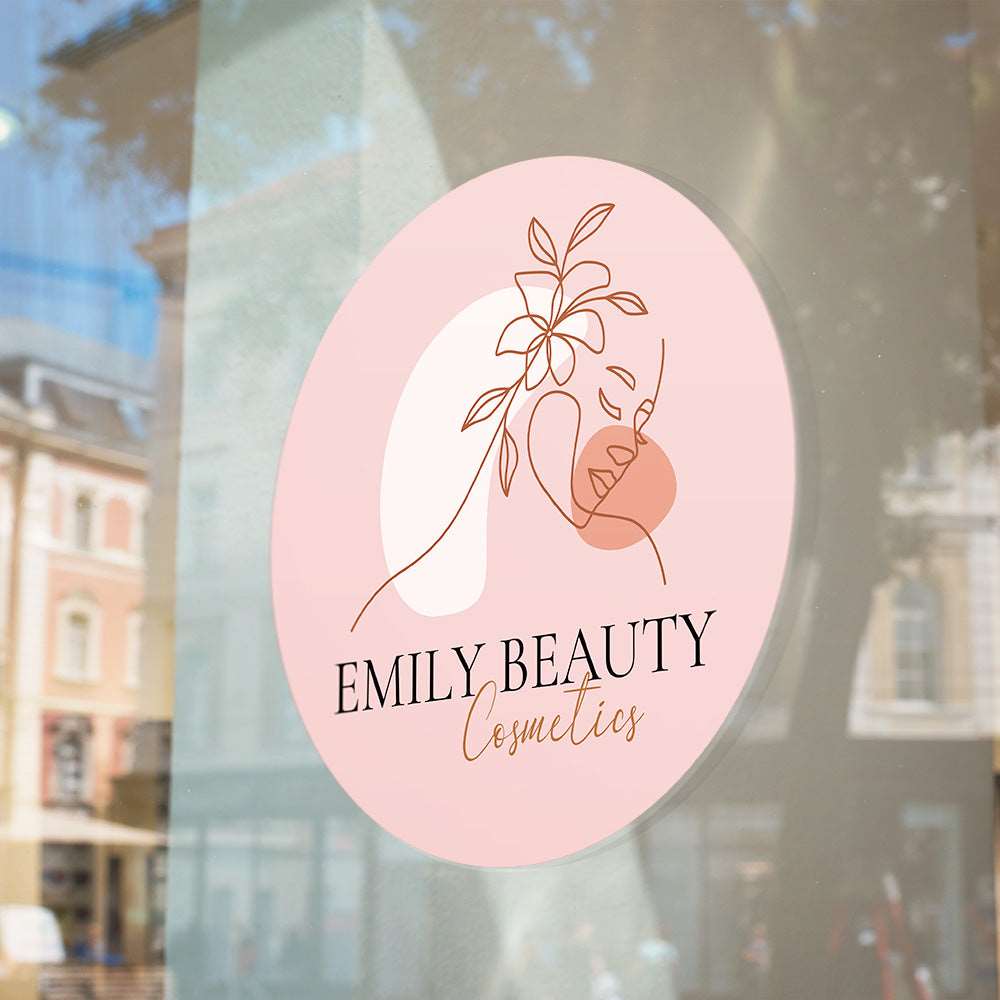 Autocollant Vitrine | Beauté & Bien-être - Barakom