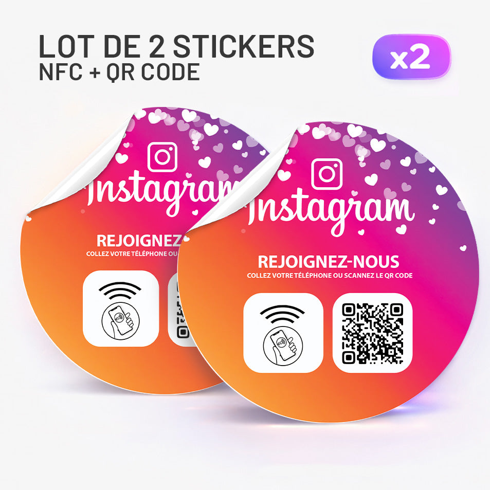 Autocollant NFC Instagram