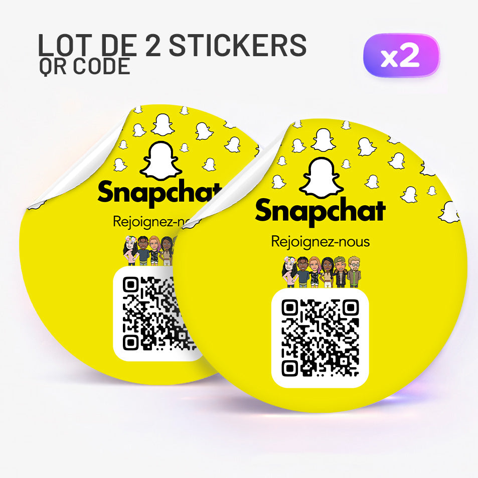 Autocollant NFC Snapchat
