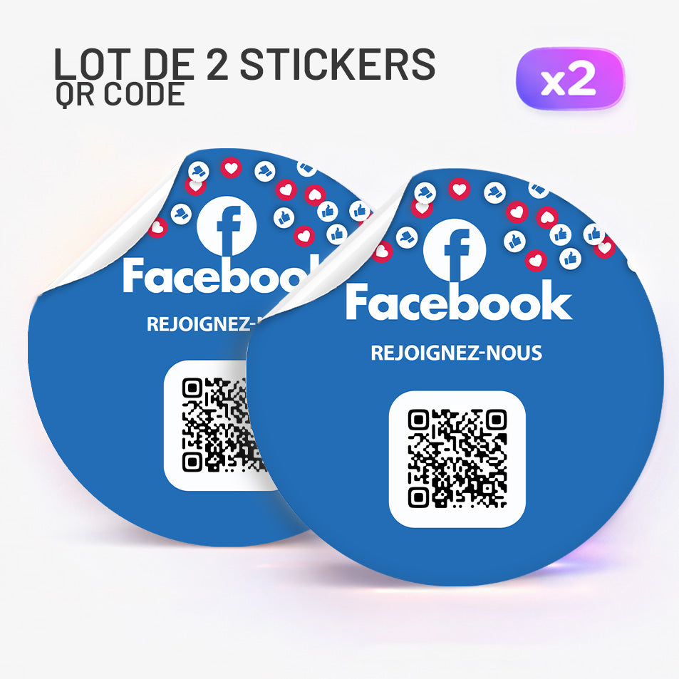 Autocollant NFC Facebook