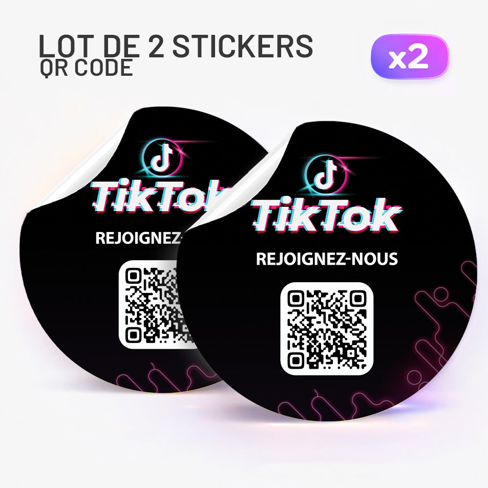 Autocollant NFC TikTok