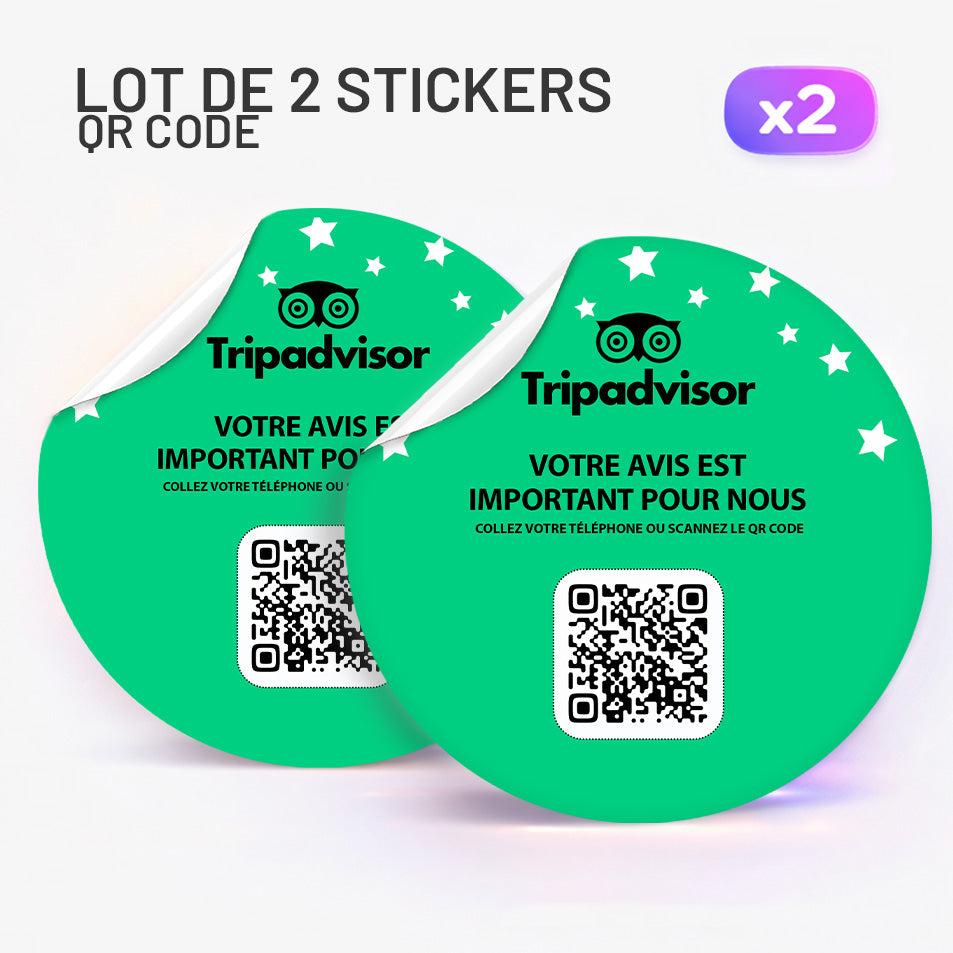 Autocollant NFC TripAdvisor