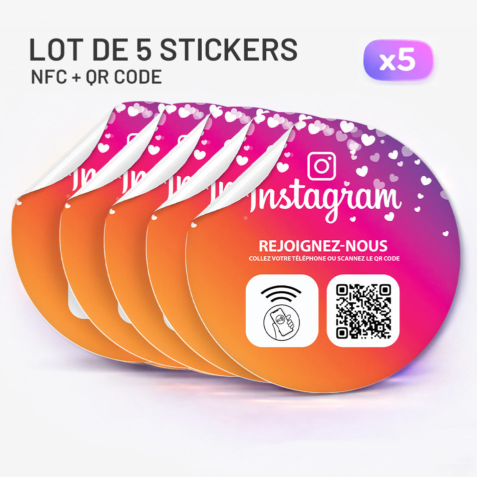 Autocollant NFC Instagram