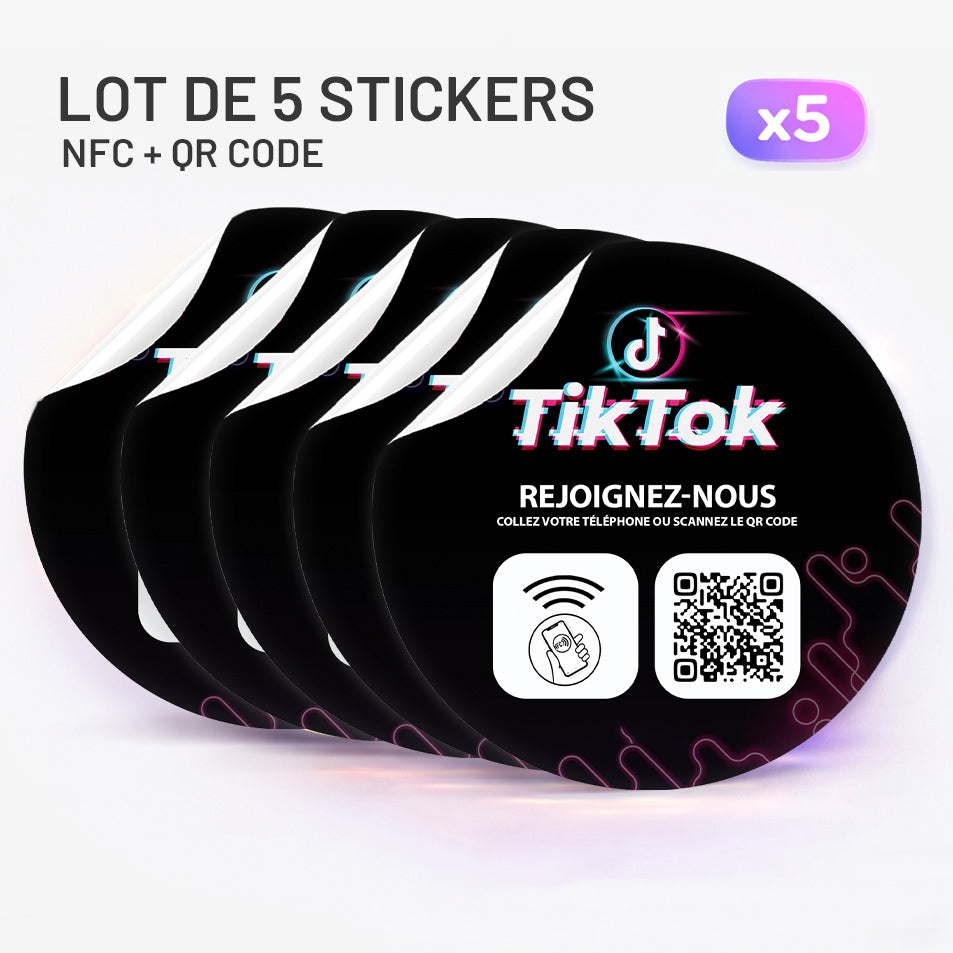 Autocollant NFC TikTok