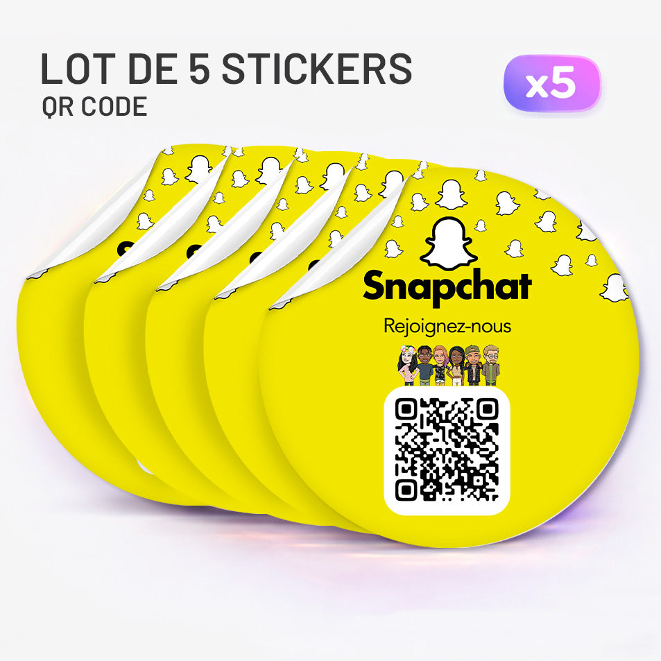 Autocollant NFC Snapchat
