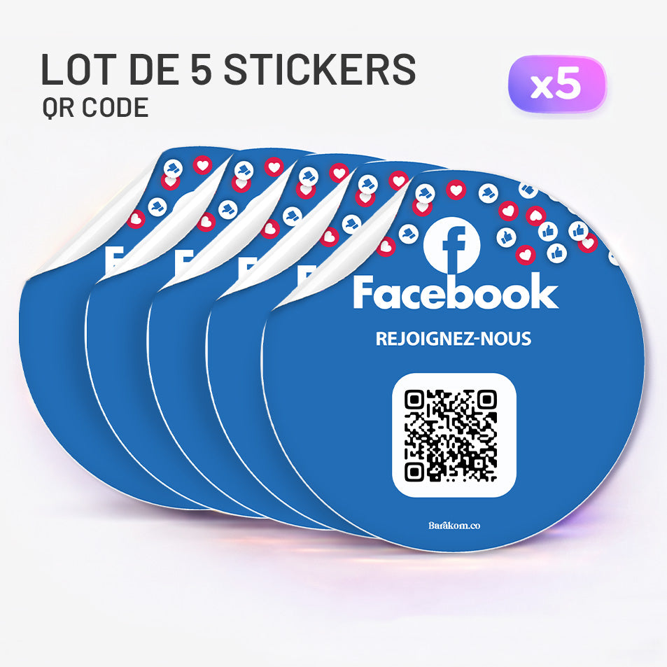 Autocollant NFC Facebook