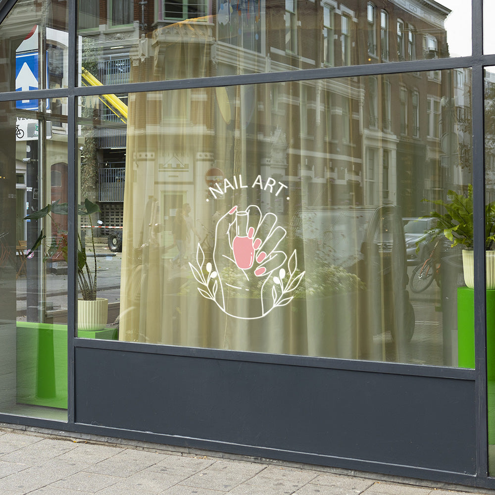 Adhésif "Nail Art" pour Vitrine