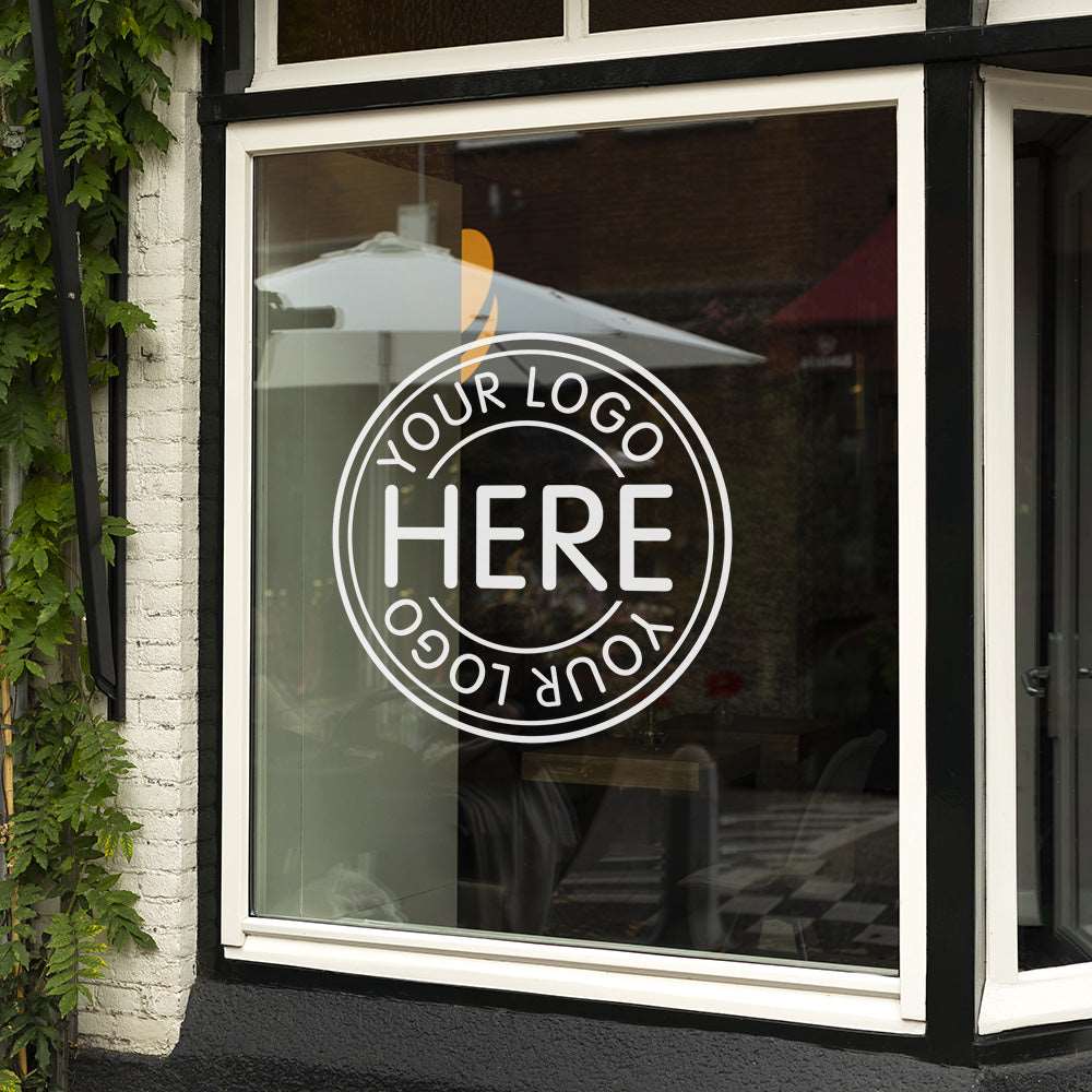 Logo Adhésif pour vitrine | Décalcomanie - Barakom