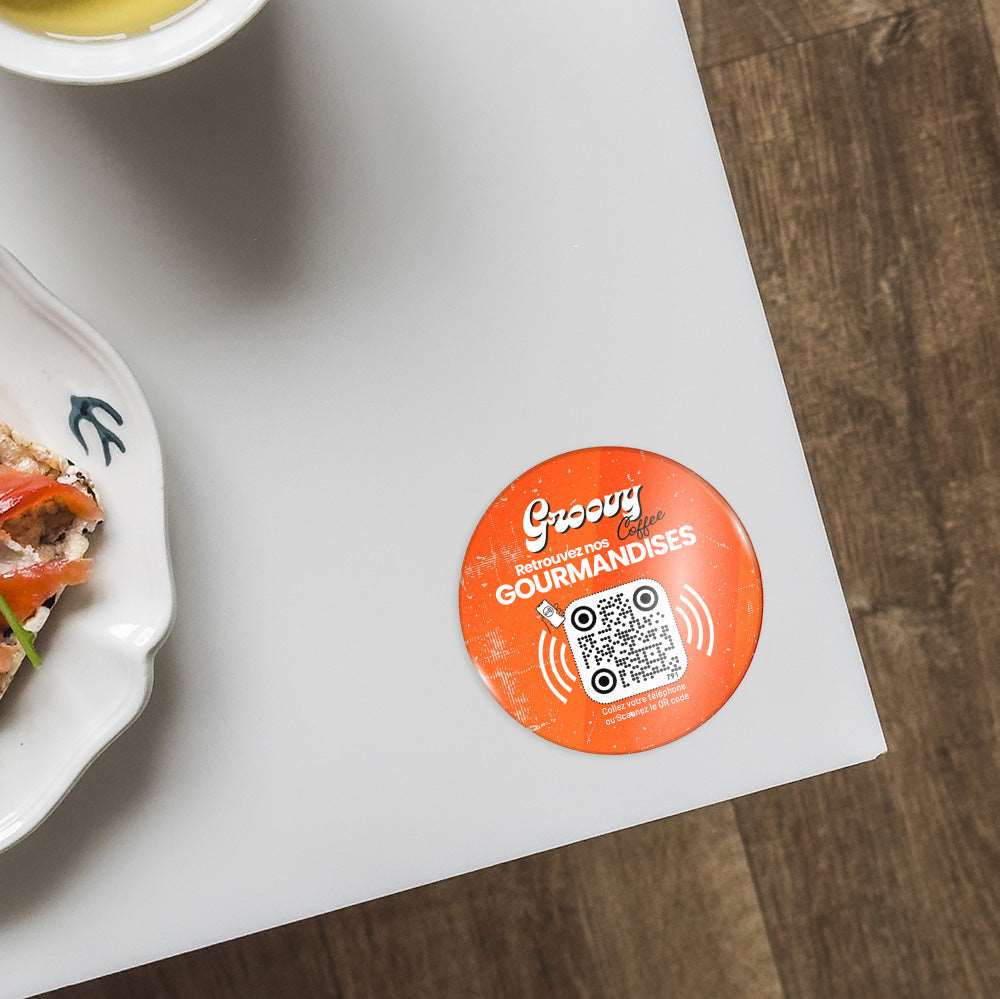 10 Plaque de table rondes personnalisées pour menu |Barakom - Barakom