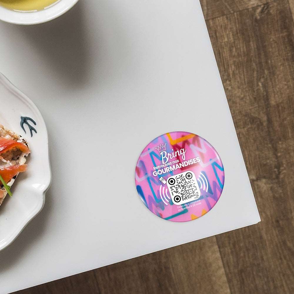 10 Plaque de table rondes personnalisées pour menu |Barakom - Barakom